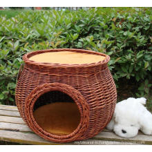 (BC-PK1007) High Quality Handmade Willow Pet Kennel